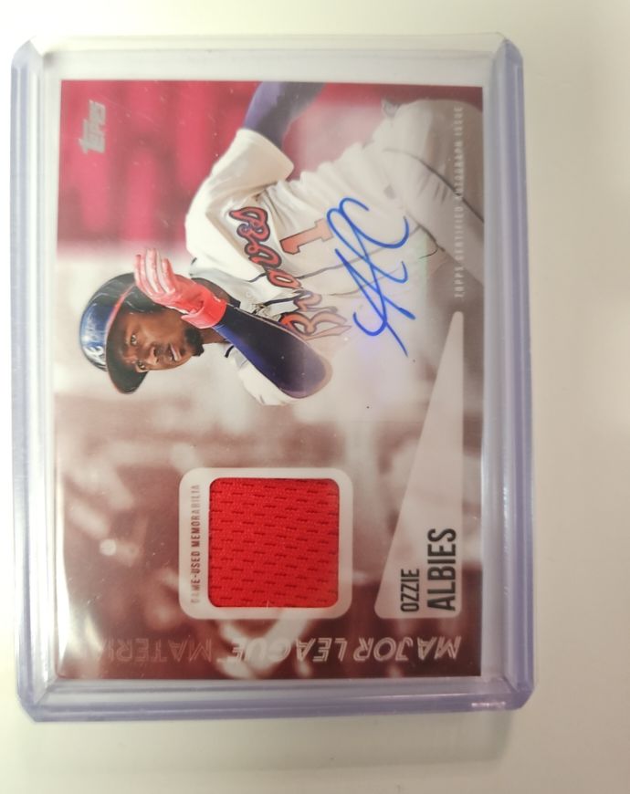 2024 Topps Major League Material #MLM-OA Ozzie Albies — front