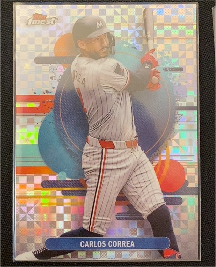2025 Topps Finest #199 Carlos Correa — front