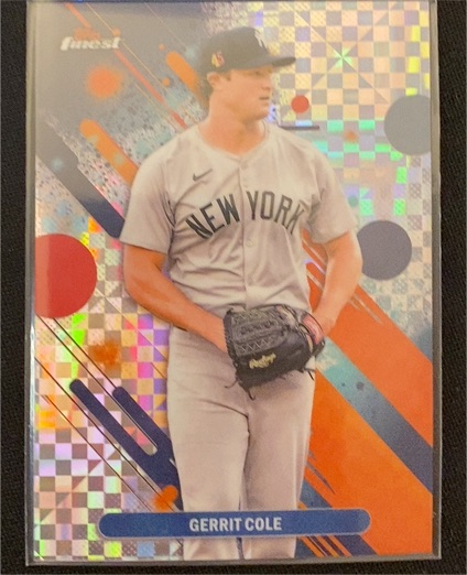 2025 Topps Finest #92 Gerrit Cole — front