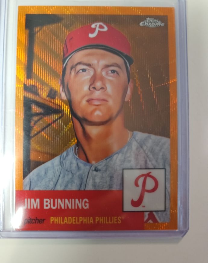 2022 Topps Chrome Platinum #415 Jim Bunning — front