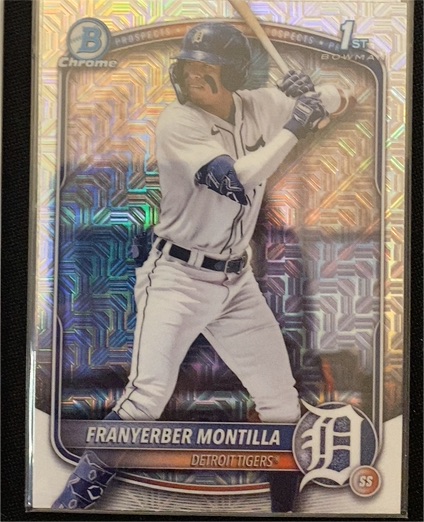 2025 Bowman Chrome #BCP-5 Franyerber Montilla — front