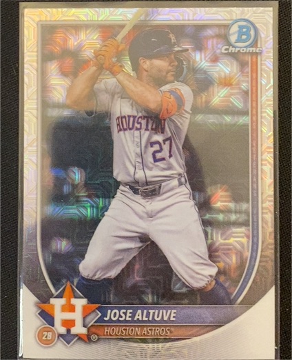 2025 Bowman Chrome #63 Jose Altuve — front