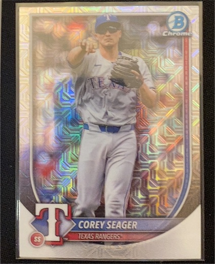 2025 Bowman Chrome #38 Corey Seager — front