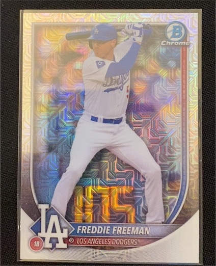 2025 Bowman Chrome #5 Freddie Freeman — front