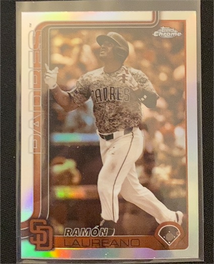 2025 Topps Chrome Update #USC144 Ramon Laureano Sepia Refractor — front