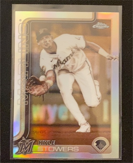 2025 Topps Chrome Update #USC50 Kyle Stowers Sepia Refractor — front