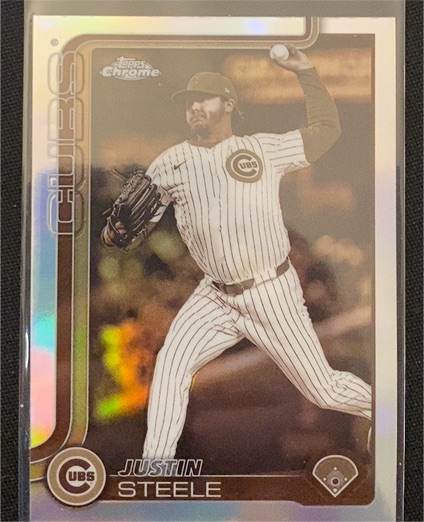 2025 Topps Chrome Update #USC3 Justin Steele — front