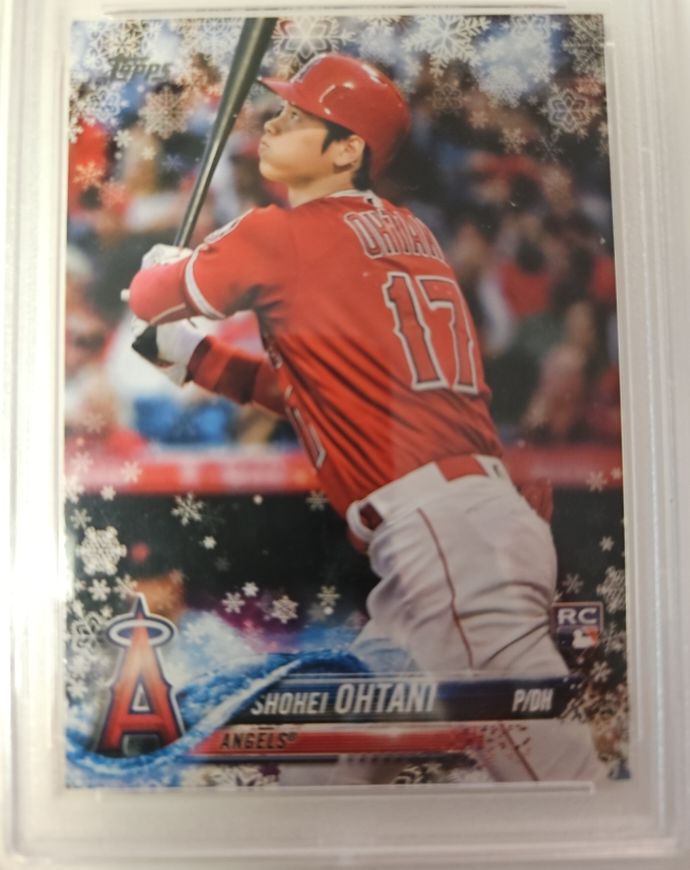 2018 Topps Holiday #HMW17 Shohei Ohtani — front