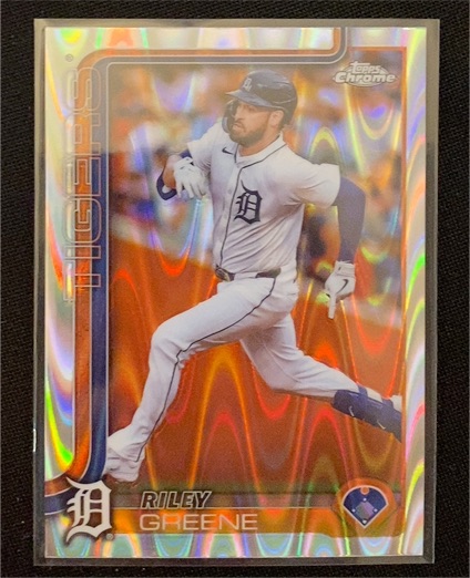 2025 Topps Chrome #34 Riley Greene — front