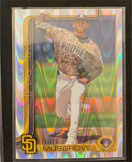 2025 Topps Chrome #55 Joe Musgrove — front