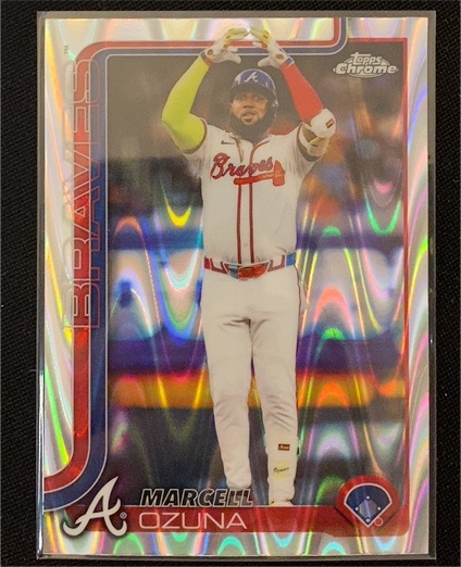 2025 Topps Chrome #250 Marcell Ozuna — front