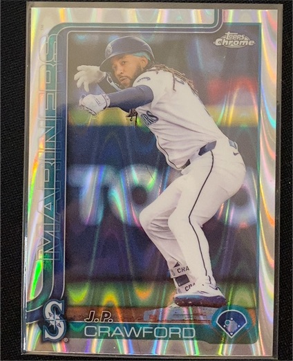 2025 Topps Chrome #181 J.P. Crawford — front