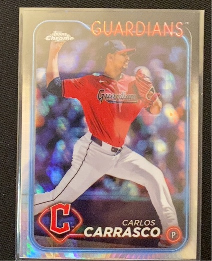 2024 Topps Chrome Update #USC4 Carlos Carrasco — front