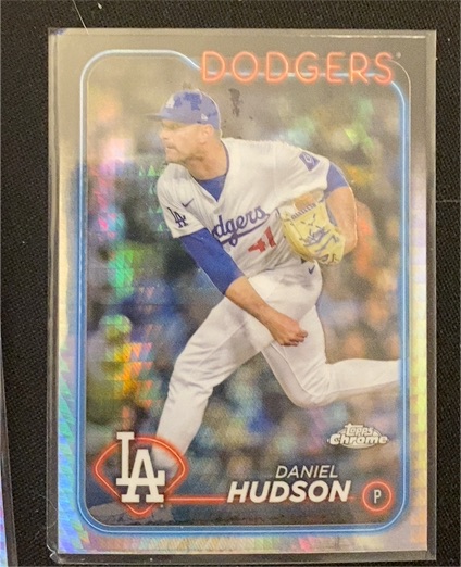 2024 Topps Chrome Update #USC19 Daniel Hudson — front