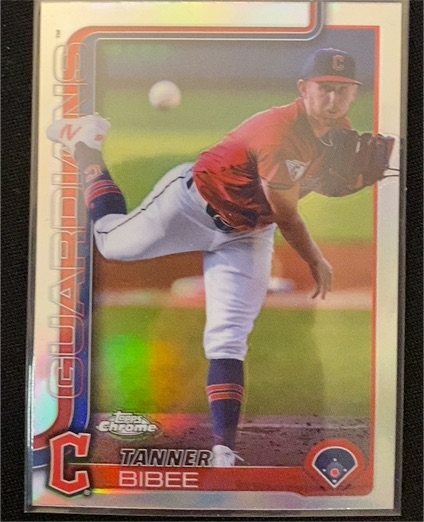 2025 Topps Chrome #236 Tanner Bibee — front