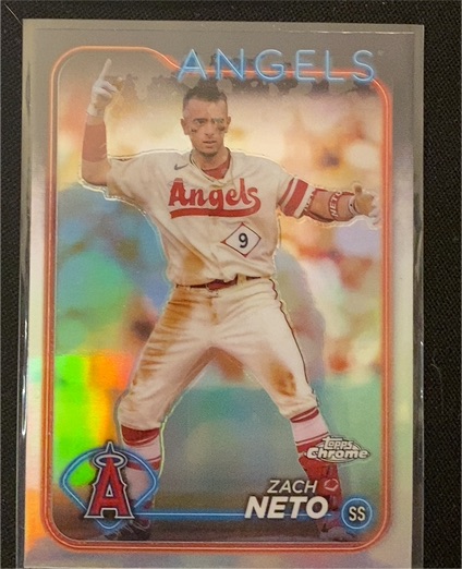 2024 Topps Chrome #123 Zach Neto — front