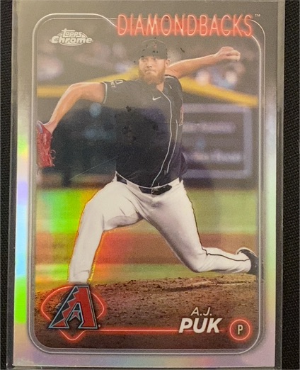 2024 Topps Chrome Update #USC139 A.J. Puk — front