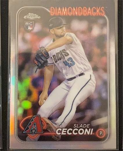 2024 Topps Chrome #77 Slade Cecconi — front