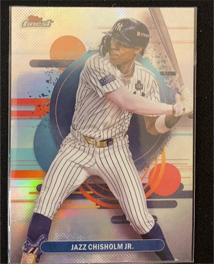 2025 Topps Finest #187 Jazz Chisholm Jr. — front