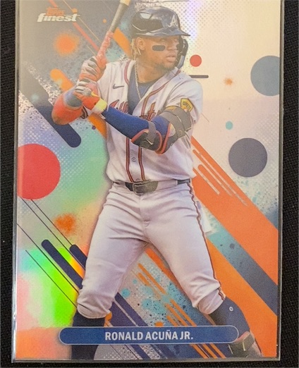 2025 Topps Finest #17 Ronald Acuna Jr. — front