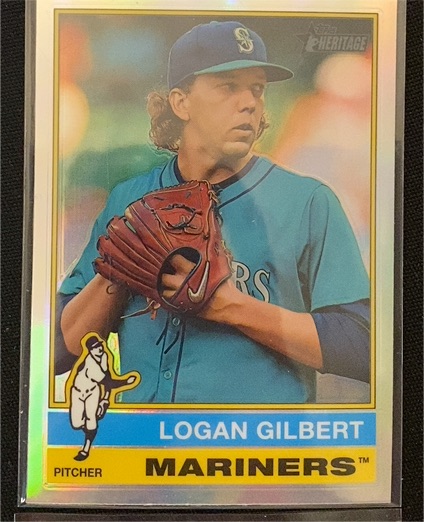 2025 Topps Heritage #492 Logan Gilbert — front