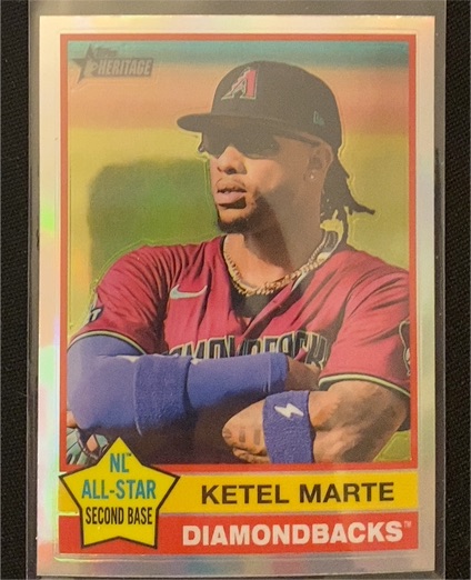 2025 Topps Heritage #420 Ketel Marte — front