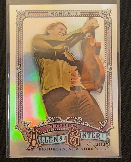2025 Topps Allen & Ginter #280 Greg Barnett Chrome Refractor — front