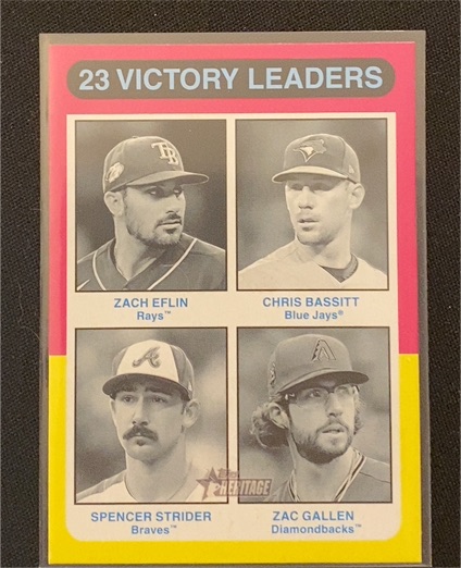2024 Topps Heritage #310 23 Victory Leaders — front