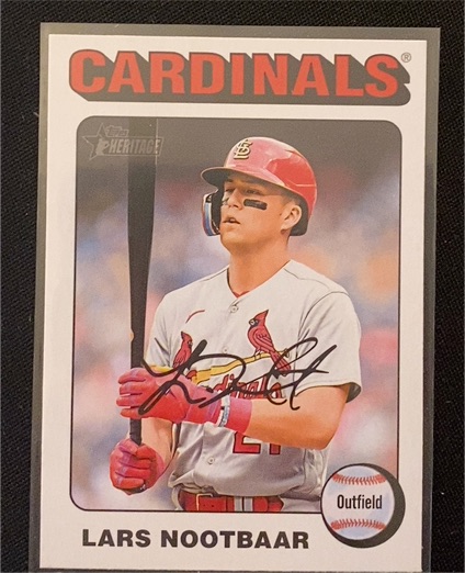 2024 Topps Heritage #166 Lars Nootbaar — front