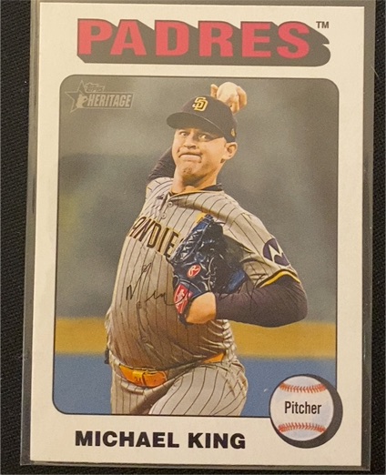 2024 Topps Heritage High Number #701 Michael King — front