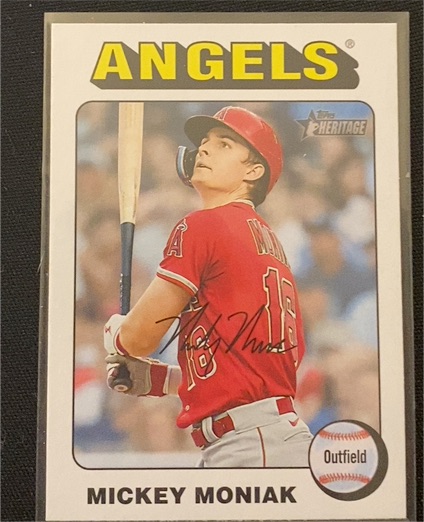 2024 Topps Heritage #45 Mickey Moniak — front