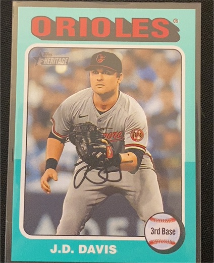 2024 Topps Heritage High Number #514 J.D. Davis — front