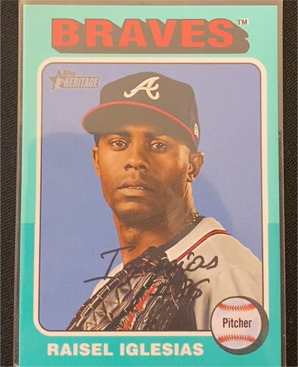 2024 Topps Heritage High Number #519 Raisel Iglesias — front