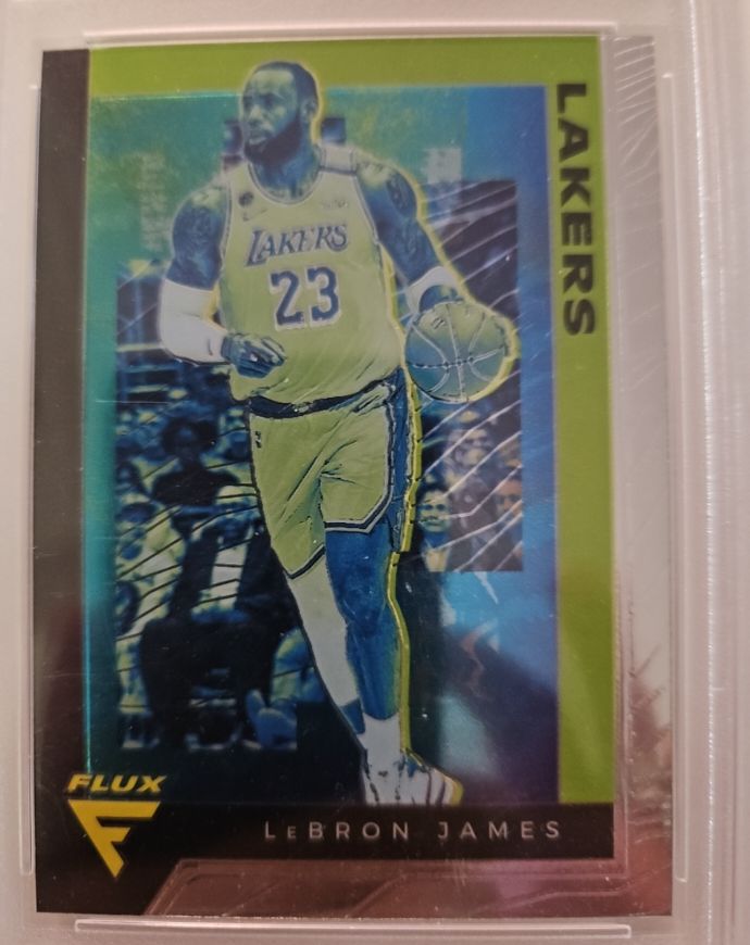 2019-20 Panini Chronicles Flux #591 LeBron James — front