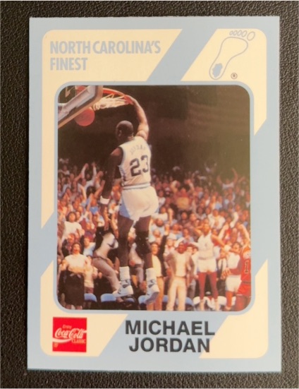 1989 North Carolina’s Finest Coca Cola #16 Michael Jordan — front