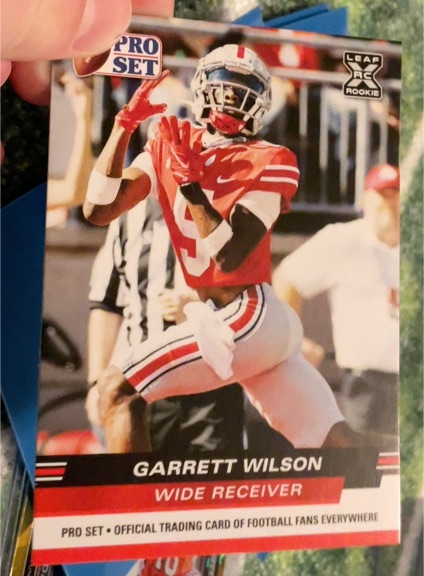 2022 Leaf Pro Set #PS-07 Garrett Wilson — front