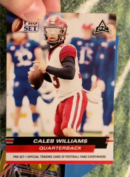 2022 Leaf Pro Set Draft #PS-04 Caleb Williams Rookie Card — front
