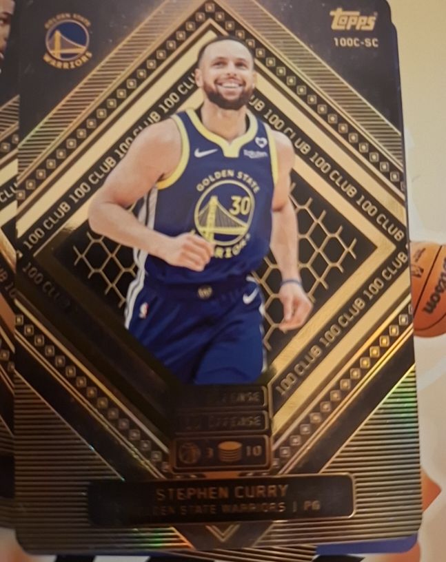 2025-26 Topps Match Attax 100 Club #100C-SC Stephen Curry — front