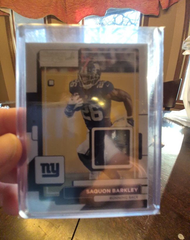 2022 Panini Donruss Threads #TH-17 Saquon Barkley — front