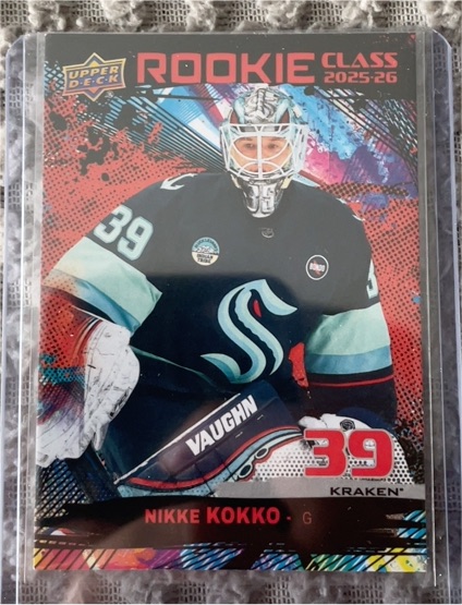 2025-26 Upper Deck Series 2 Rookie Class #RC-27 Nikke Kokko — front