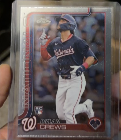 2025 Topps Chrome #146 Dylan Crews — front