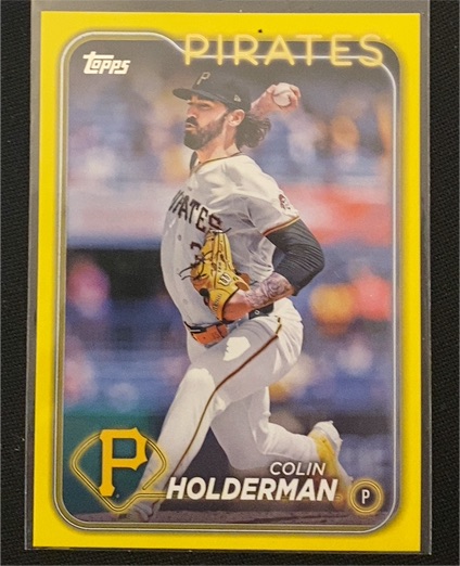 2024 Topps Update #US172 Colin Holderman — front