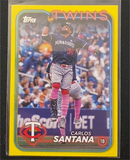 2024 Topps Update #US224 Carlos Santana — front