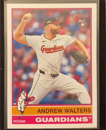 2025 Topps Heritage #484 Andrew Walters — front