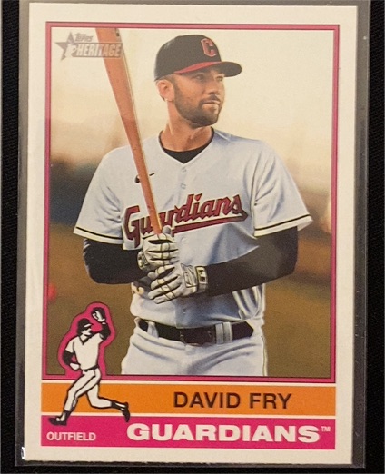 2025 Topps Heritage #408 David Fry — front