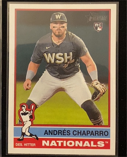 2025 Topps Heritage #418 Andrés Chaparro — front