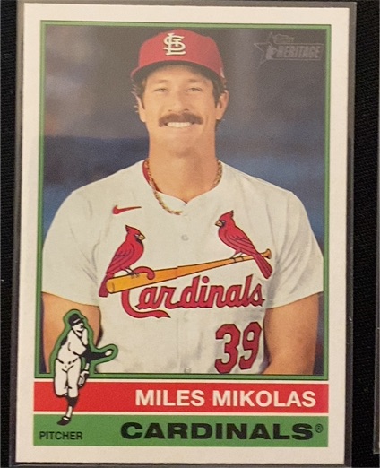 2025 Topps Heritage #426 Miles Mikolas — front