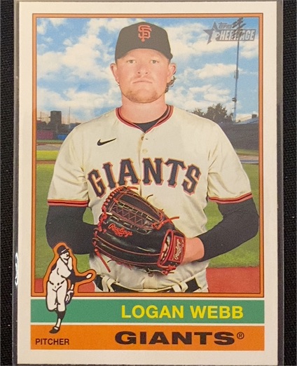 2025 Topps Heritage #423 Logan Webb — front