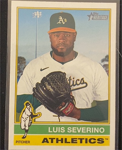 2025 Topps Heritage #442 Luis Severino — front