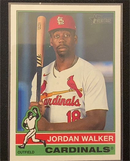 2025 Topps Heritage #451 Jordan Walker — front